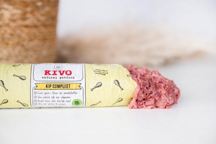 Kivo Mražené maso Kuřecí svalovina, vnitřnosti a kosti mleté 500 g